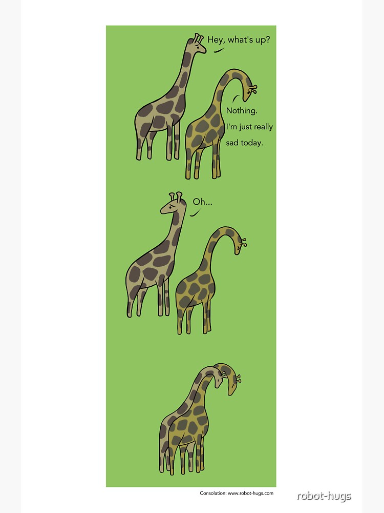 Consolation: Giraffes by robot-hugs