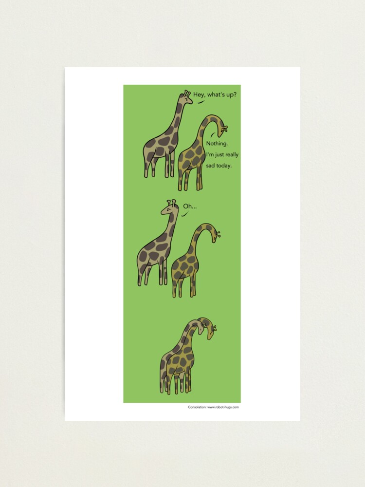 Alternate view of Consolation: Giraffes Photographic Print
