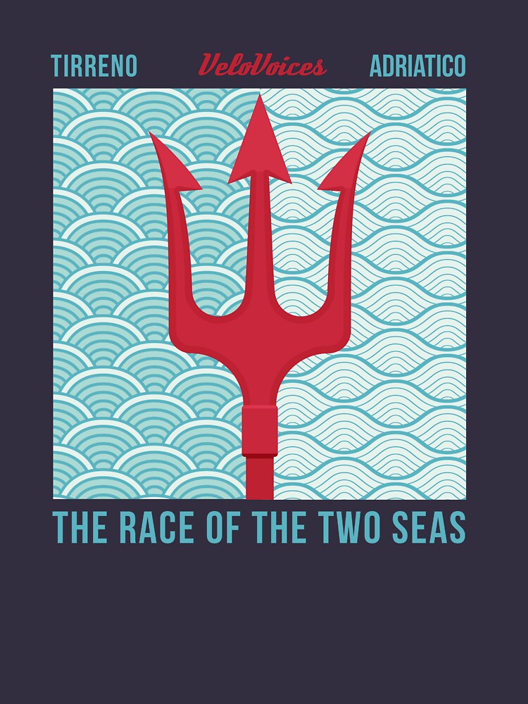 Tirreno-Adriatico Trident Tee by VeloVoices