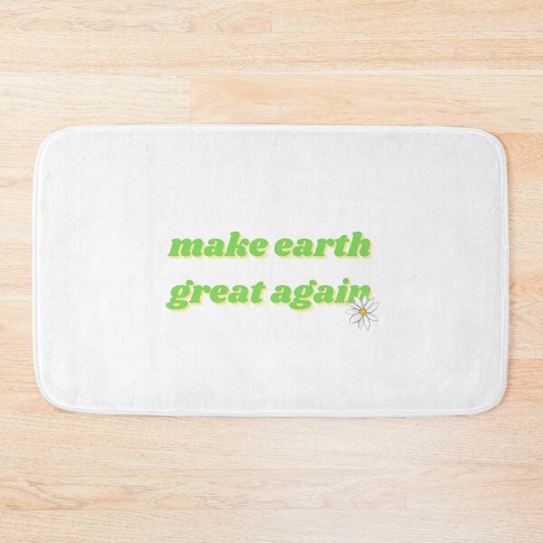 Item preview, "Make Earth Great Again" Green Flower Environmentalist Sticker designed and sold by GreemTeas.
