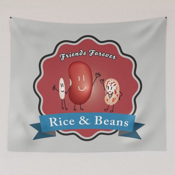 Item preview, Somos como arroz y frijoles, amigos para siempre designed and sold by Rossy Garcia.
