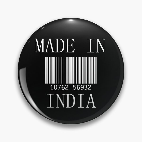 Item preview, "Made In India" Barcode (fake) designed and sold by domo85.