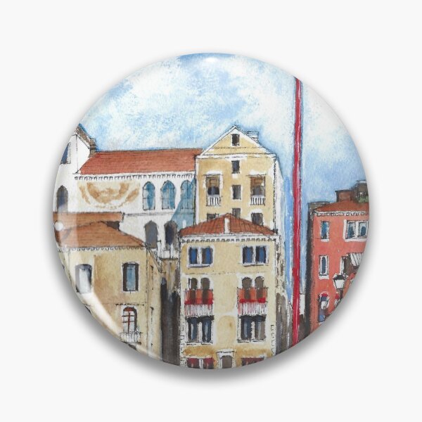 Item preview, Golden Winged Lion in Venice designed and sold by Dai Wynn Fine Art.