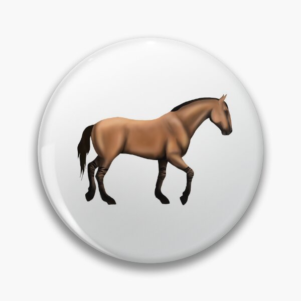 Item preview, Tiger striped bay mustang horse  designed and sold by artbyolivia-d.
