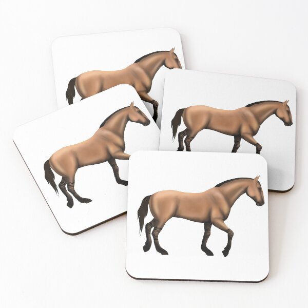 Item preview, Tiger striped bay mustang horse  designed and sold by artbyolivia-d.