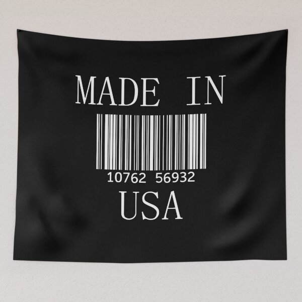 Item preview, "Made In USA" Barcode (fake) designed and sold by domo85.