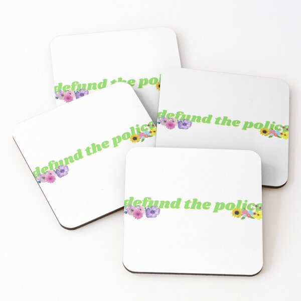 Item preview, "Defund the Police" ACAB Green Flower Mask designed and sold by GreemTeas.