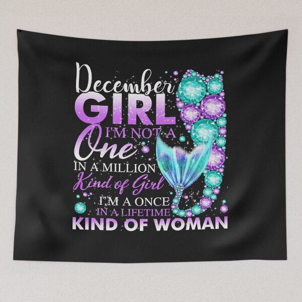 Item preview, December Girl T Shirt Mermaid Birthday Girl Gifts designed and sold by UriahKoch.