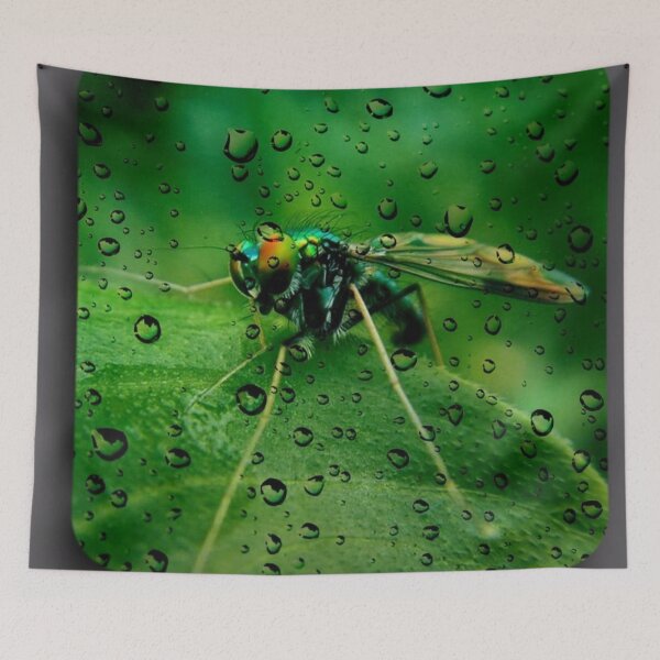 Item preview, Mosquito sitting on Leaf designed and sold by prashant art factory ✅️.