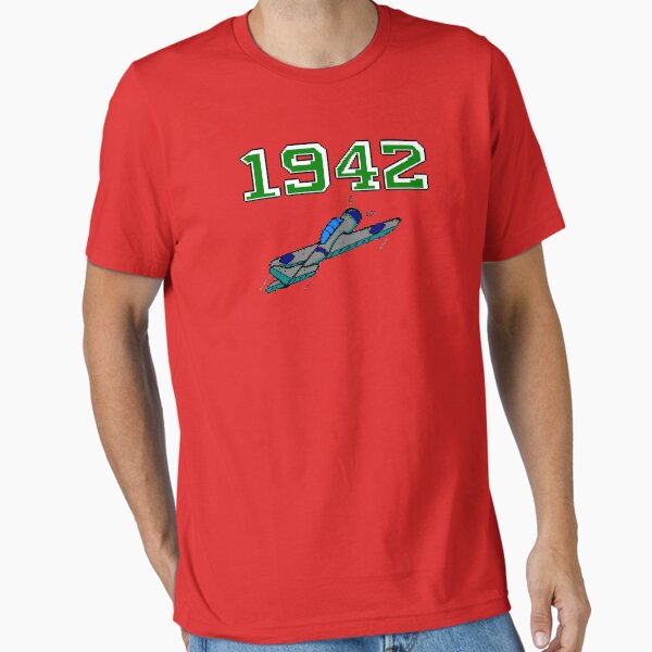 Vista previa del artículo con la obra «Camiseta 1942 Amstrad CPC videojuegos», diseñado y vendido por Mr-Retropixel.