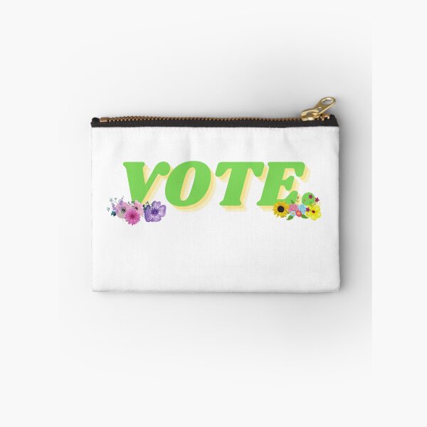 Item preview, VOTE Green Flower Sticker T-shirt Mask designed and sold by GreemTeas.