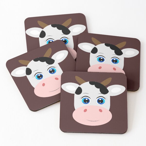 Item preview, Cute Cow Animal Face designed and sold by CreatedForYou.