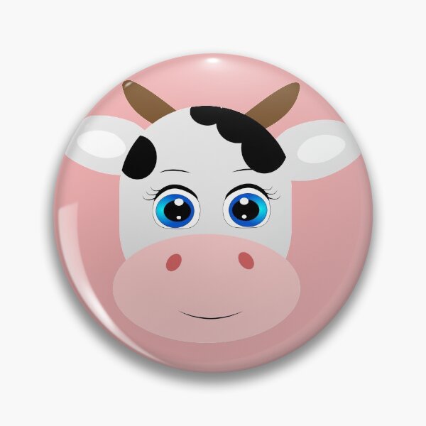 Item preview, Cute Cow Animal Face designed and sold by CreatedForYou.