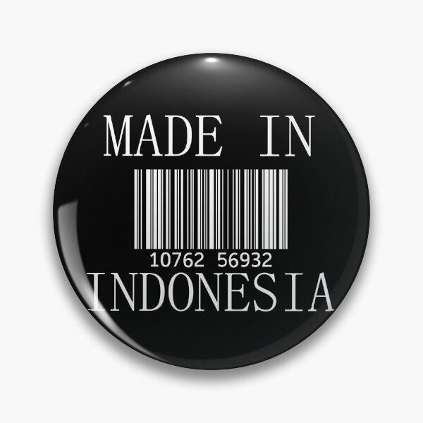 Item preview, "Made In Indonesia" Barcode (fake) designed and sold by domo85.