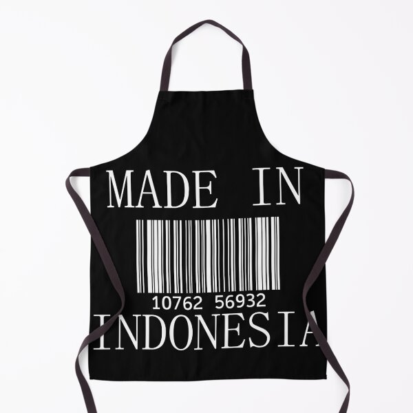 Item preview, "Made In Indonesia" Barcode (fake) designed and sold by domo85.