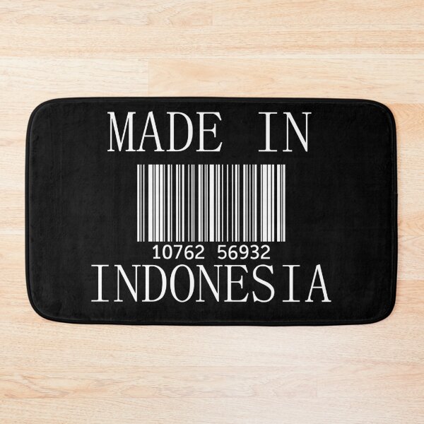 Item preview, "Made In Indonesia" Barcode (fake) designed and sold by domo85.