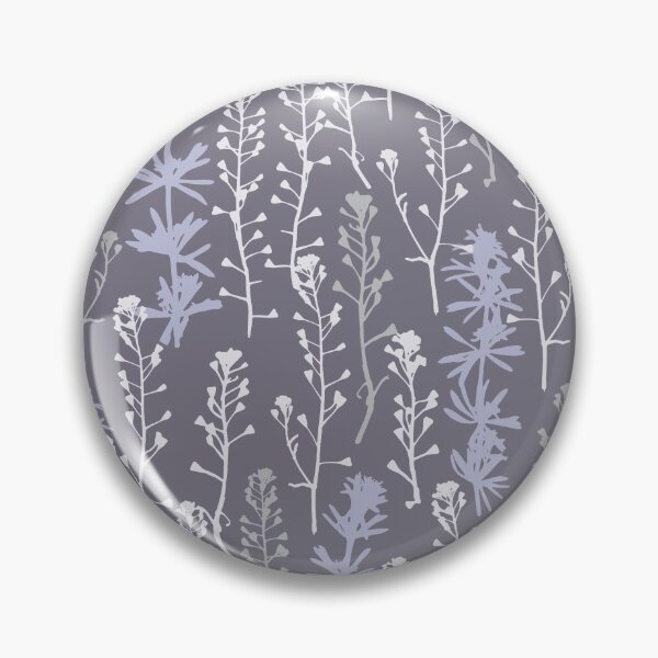 Item preview, Frosty night. Winter. Wild herbs seamless pattern on lilac gray. Stay wild. Wild life designed and sold by Yulia Chepurova.