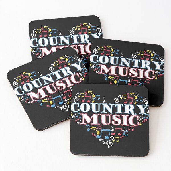 Item preview, I Love Country Design Country Music Lover Gift Idea design graphic designed and sold by Lisbob.
