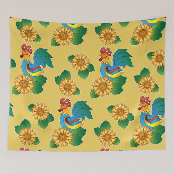 Item preview, cock and sunflowers designed and sold by kotart72.