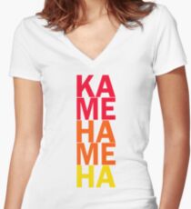Dragon Ball Z Women's Fitted V-Neck T-Shirt