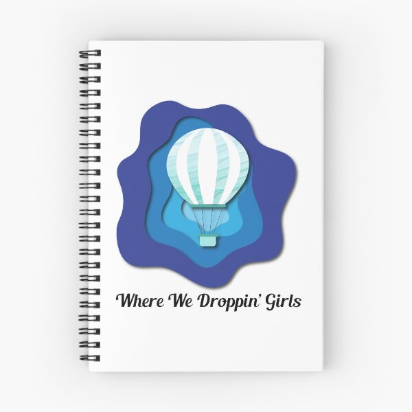 Item preview, Blue Where we droppin girls papercut texture  designed and sold by anins-azuree.