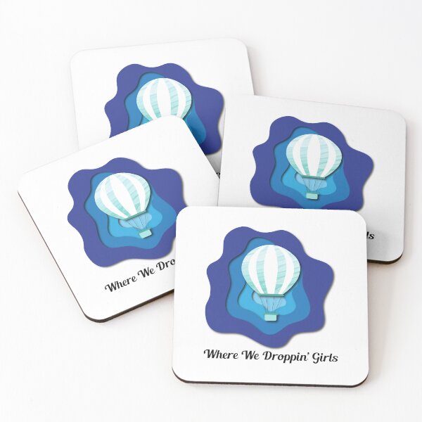 Item preview, Blue Where we droppin girls papercut texture  designed and sold by anins-azuree.