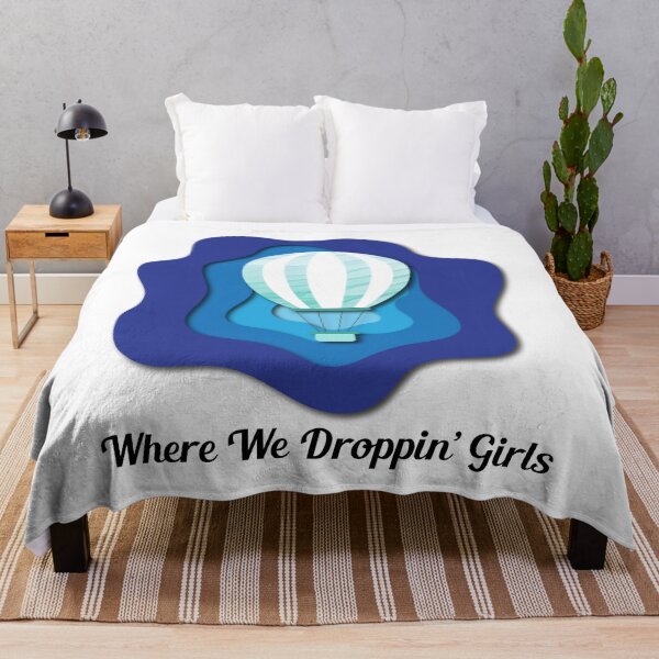 Item preview, Blue Where we droppin girls papercut texture  designed and sold by anins-azuree.