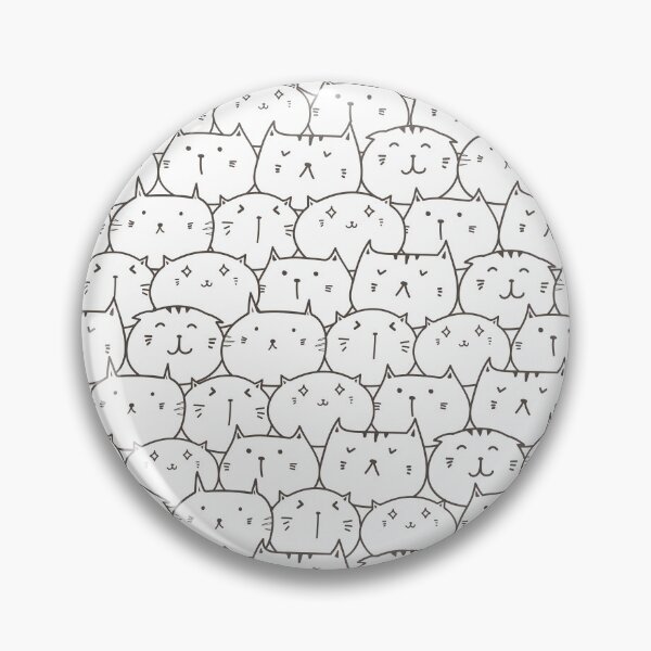 Item preview, Cute Doodle Cartoon Kitty Cats designed and sold by Vector Scout Lab.