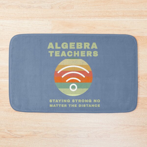 Item preview, Algebra Teachers Staying Strong No Matter the Distance designed and sold by WordsmithNerd.