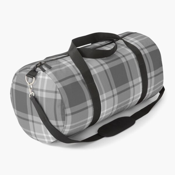 Item preview, Tints Of Grey Plaid Twill Pattern designed and sold by 89BLACK.