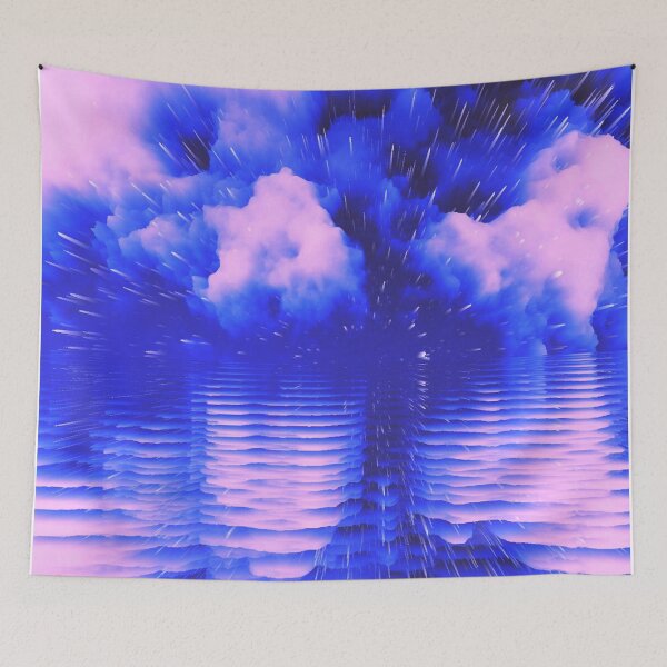 Item preview, Abstract cyberpunk clouds designed and sold by WanderAesthetic.