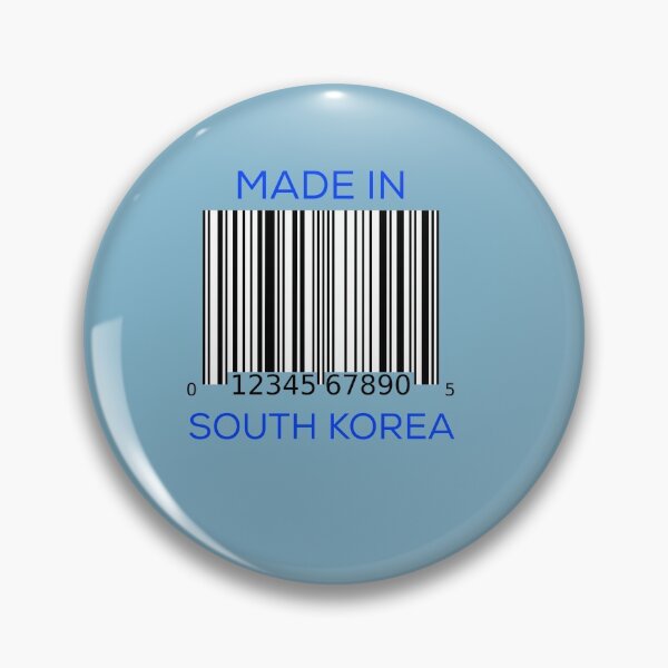 Item preview, Made in South Korea, Barcode, Funny designed and sold by Spiritualish.