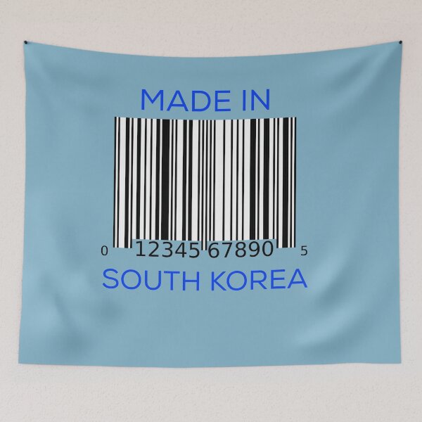 Item preview, Made in South Korea, Barcode, Funny designed and sold by Spiritualish.