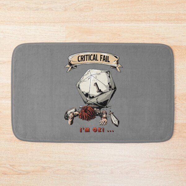 Item preview, Critical Fail designed and sold by Gameandgeek.