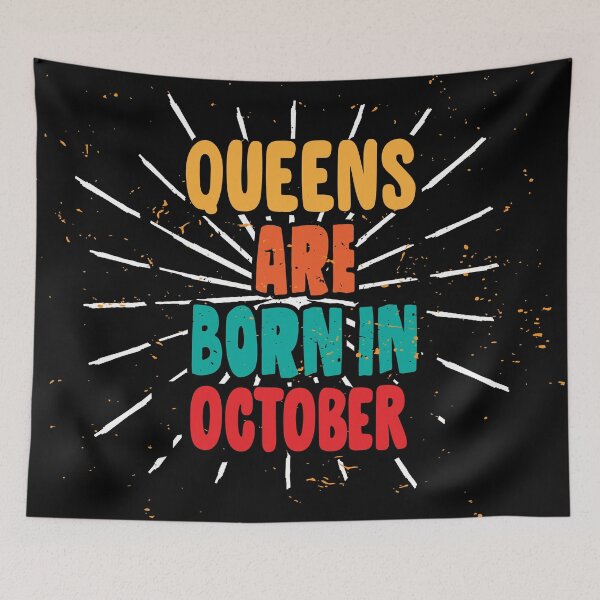 Item preview, queens are born in october designed and sold by princegiri.