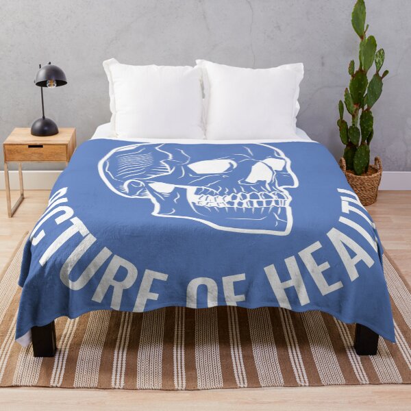 Item preview, Blue Picture of Health Skull Design designed and sold by HarryHas.