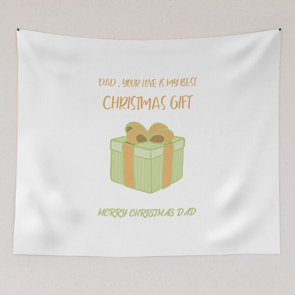 Item preview, DAD , YOUR LOVE IS MY BEST CHRISTMAS GIFT | MERRY CHRISTMAS DAD designed and sold by Ashalcheema.