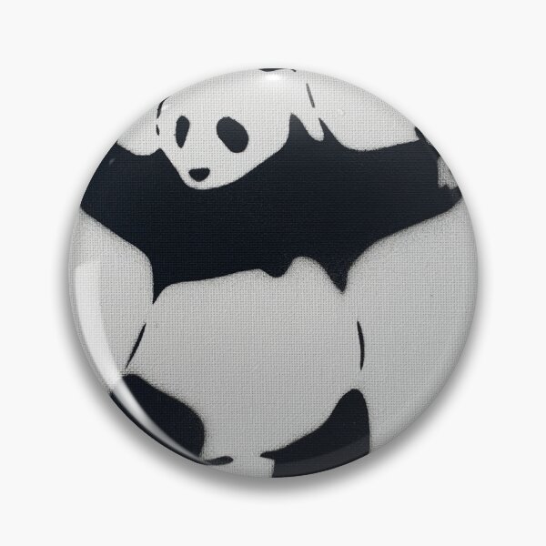 Item preview, Banksy Panda With Guns From Original Canvas designed and sold by WE-ARE-BANKSY.