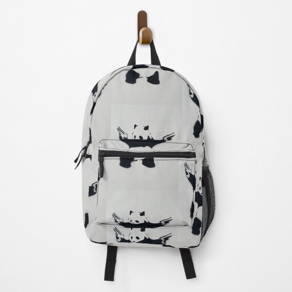 Item preview, Banksy Panda With Guns From Original Canvas designed and sold by WE-ARE-BANKSY.