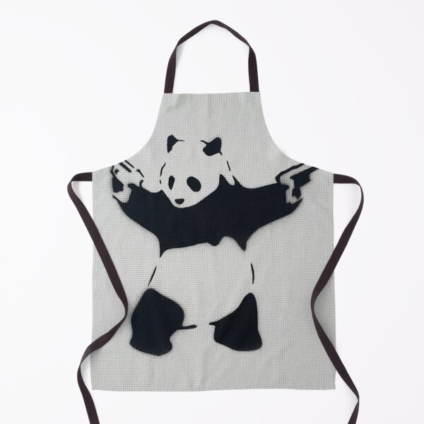 Item preview, Banksy Panda With Guns From Original Canvas designed and sold by WE-ARE-BANKSY.
