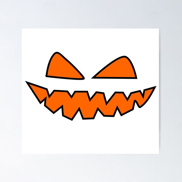 Item preview, halloween spooky smile orange designed and sold by GetThatStuff.