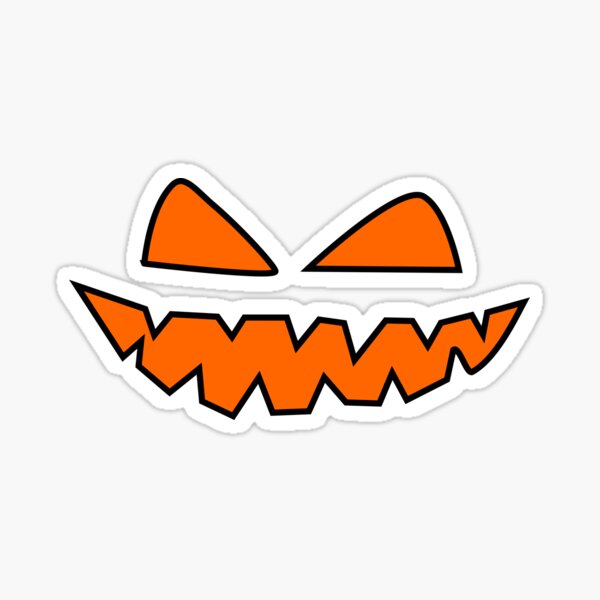 Item preview, halloween spooky smile orange designed and sold by GetThatStuff.