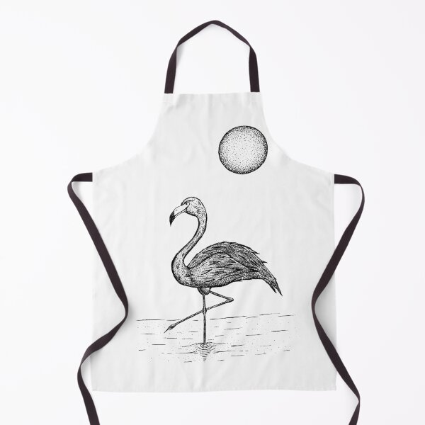 Artikelvorschau, Flamingo-Illustration, Dotwork-Design entworfen und verkauft von VasilisLam.