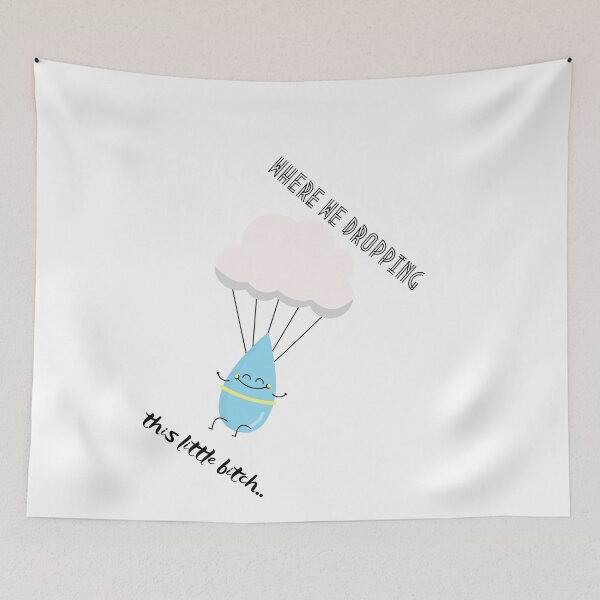Item preview, where we droppin little bitch (gaming design)  designed and sold by Slangt-shirt.