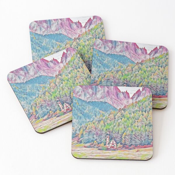 Item preview, The Beloved — Wilderness Landscape Illustration designed and sold by Galathi Designs.