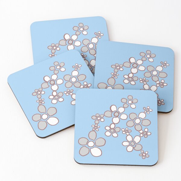 Item preview, Grey flowers designed and sold by Chino20.