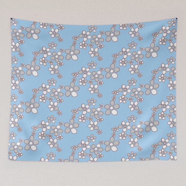 Item preview, Grey flowers designed and sold by Chino20.