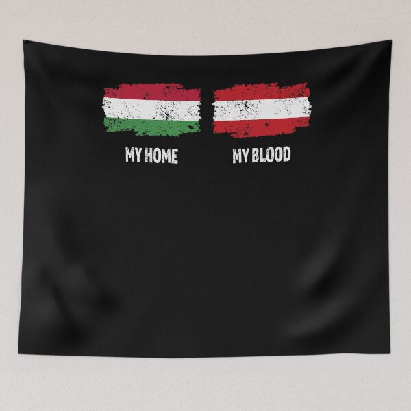 Item preview, Home Hungary blood Austria flag designed and sold by RJ-Art.