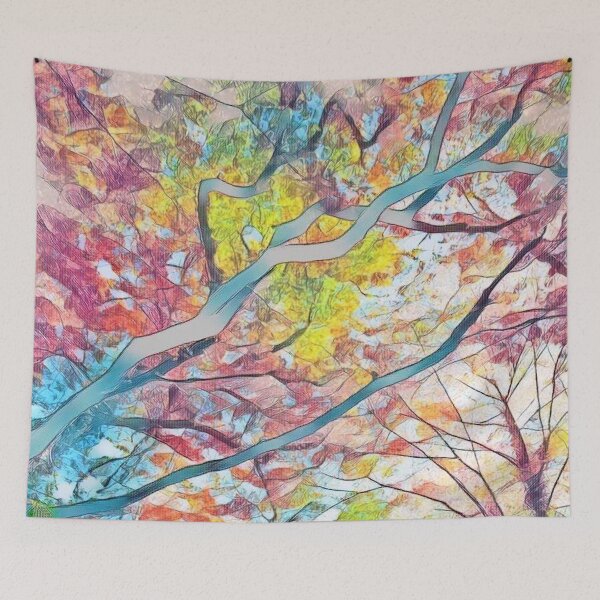 Item preview, Treetops: Lush Forest Canopy Landscape designed and sold by Galathi Designs.