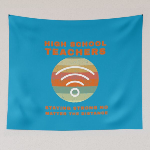 Item preview, High School Teachers Staying Strong No Matter the Distance designed and sold by WordsmithNerd.